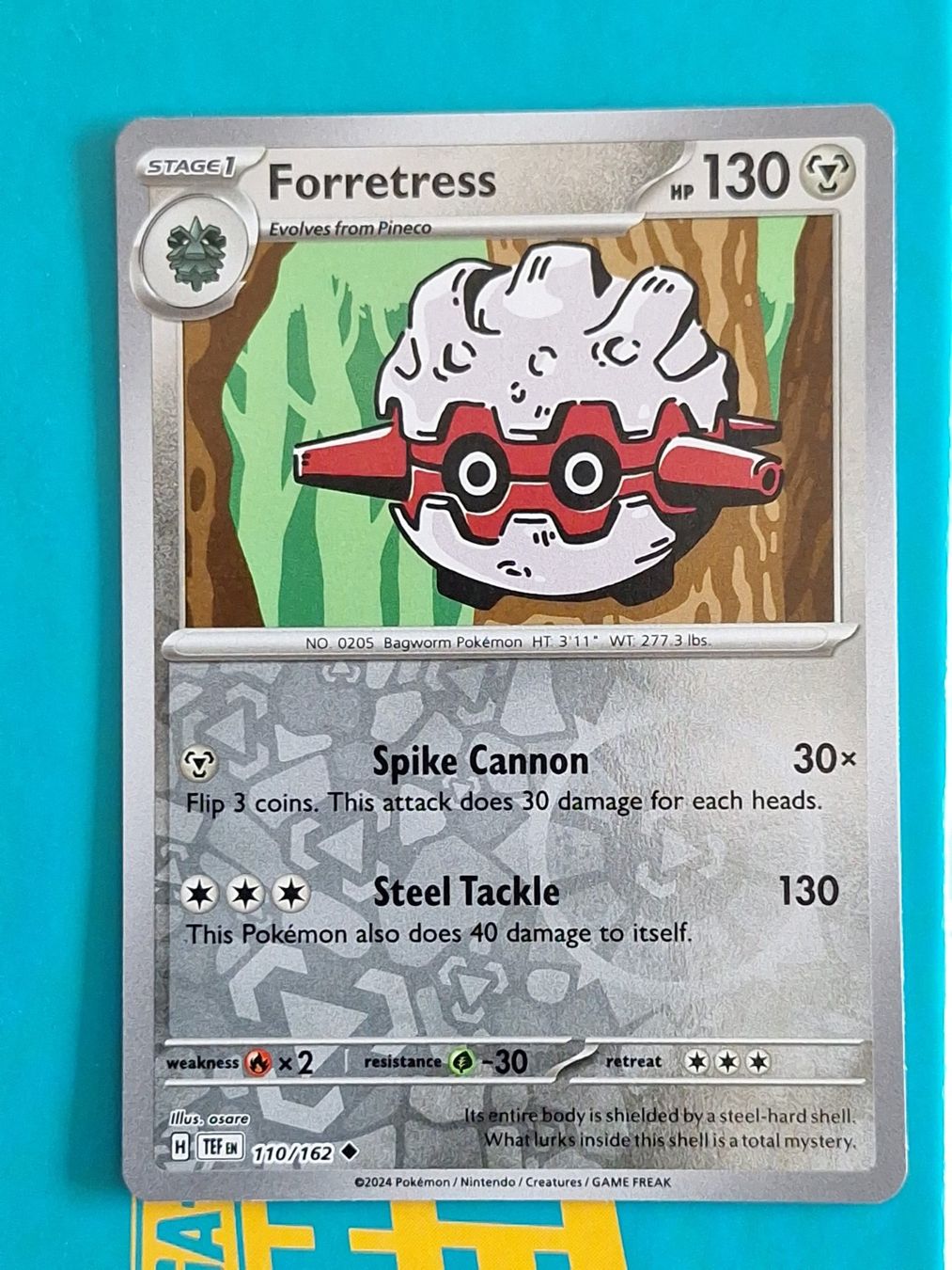Pokémon Carte collezionabili: Forretress - Pokemon Temporal Forces Reverse Holo - #2.6 – Usato da Altstätten SG venduto da GGsGameshop