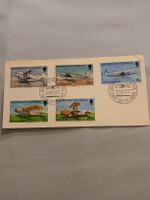 Pli Premier Jour Guernsey timbres aviation année 1973