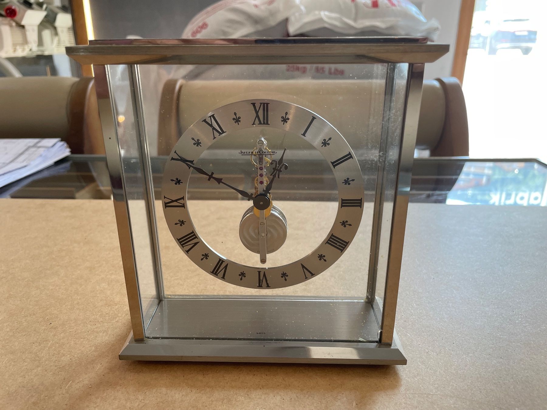 Jaeger-Lecoultre Stand- & Wanduhren: Jager LeCoultre Tischuhr Stabwerk – Gebraucht aus Nendaz von martig01