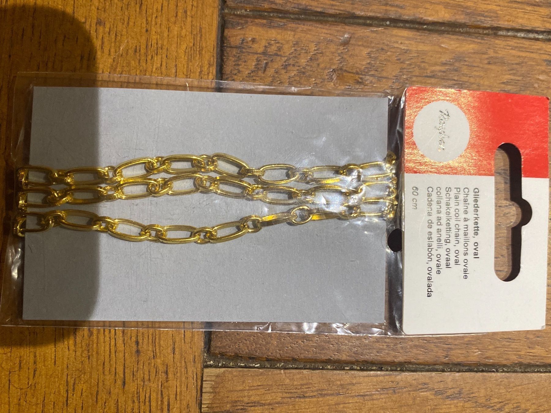 Altri accessori per orologi: Gliederkette oval chaîne a maillons – Nuovo e nell'imballaggio originale da Lajoux JU venduto da Briard0
