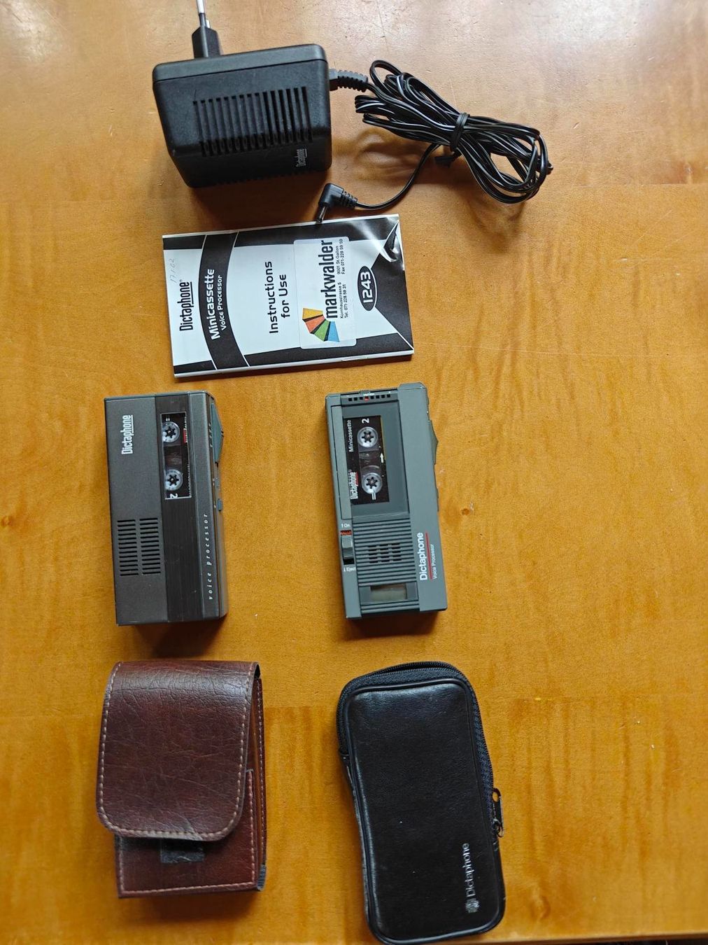 Aufnahmegeräte: 2× Dictaphone Minicassette Voice Processor – Gebraucht aus Wattwil von Bergvirus68 3
