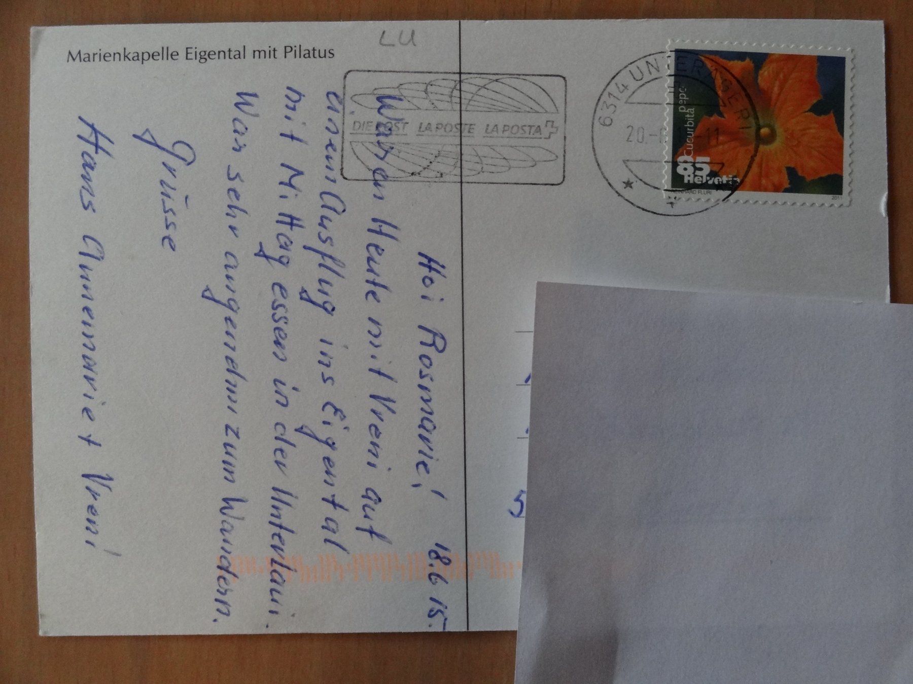 Cartoline postali: Eigental - Marienkapelle - LU 2015 – Usato da St Léonard venduto da Riglin 1