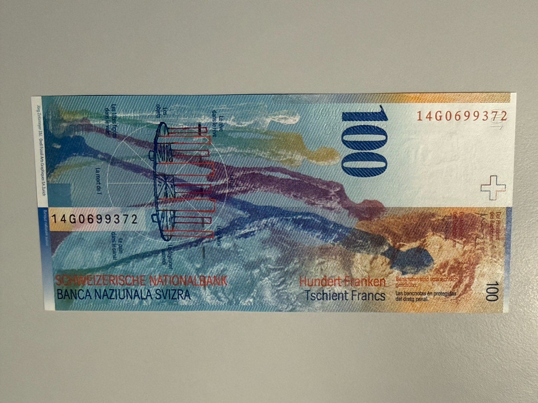 Banconote: Schweizer Banknote 100 Franken / ungefaltet – Nuovo (secondo la descrizione) da Arch venduto da Noah819 1