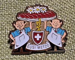 N616 - Pin Eusi Metzg  / Unsere Metzgerei Schweizer Fleisch