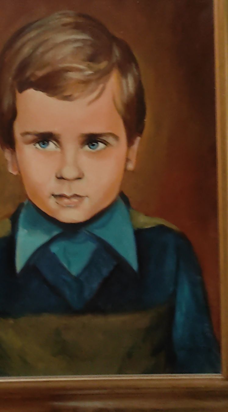 Tableaux: Ölgemälde Portrait Junge gerahmt – D'occasion à Wetzikon ZH par SparrowJack111