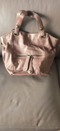 TRÈS BEAU GRAND SAC À MAIN FEMME COULEUR MARRON BON ÉTAT 