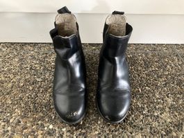 gefütterte Leder Stiefeletten, Reitschuhe Steeds, Gr. 35