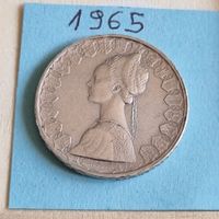500 Lire 1965 Italie ARGENT