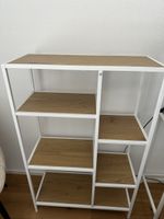 Regal weiss/Holzoptik 4 Ablagen guter Zustand