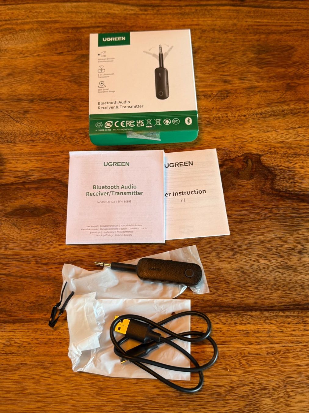 Ricevitori: UGREEN Bluetooth Audio Receiver Transmitter neu – Nuovo (secondo la descrizione) da Reinach BL venduto da the_Advocat