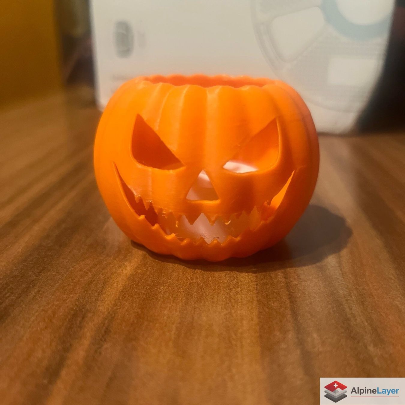Tutte le decorazioni: Scary Face Halloween Pumpkin 3D Printed Decor Orange – Nuovo (secondo la descrizione) da Losone venduto da AlpineLayer 3