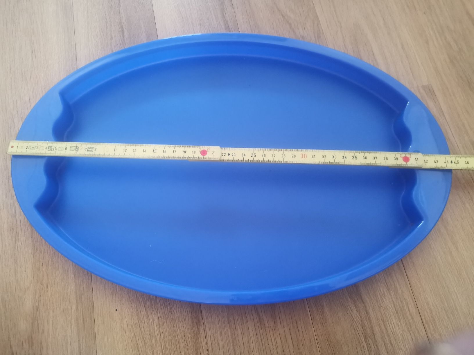 Tupperware Servierplatten: Tupperware Serviertablett, blau, oval - Top Zustand! – Neu (gemäss Beschreibung) aus Hergiswil NW von Angfri 1