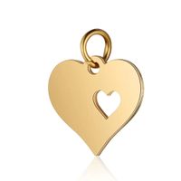 🤩 5er-Set Edelstahl "Love" Charms für Schmuck DIY
