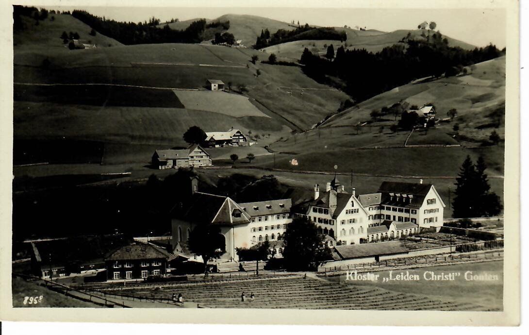 Cartoline postali: Kloster " Leiden Christi" Gonten – Usato da Hochdorf venduto da Ziegel-16