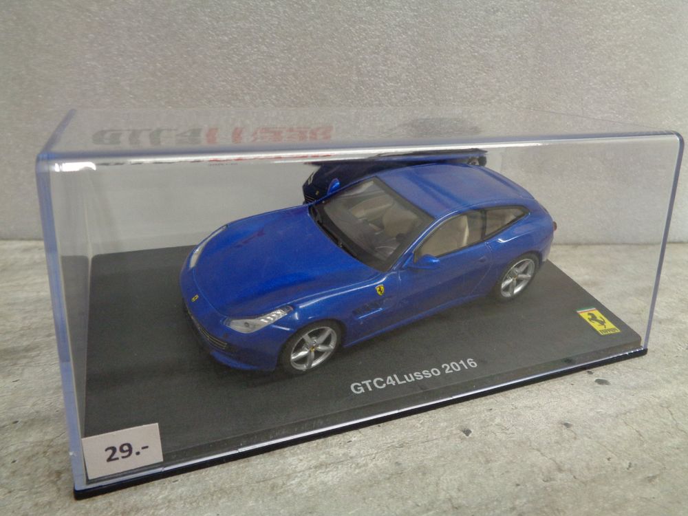Modellino Ferrari GTC4 Lusso Scala 1:64 In Resina - U2 Limited Edition Con Custodia