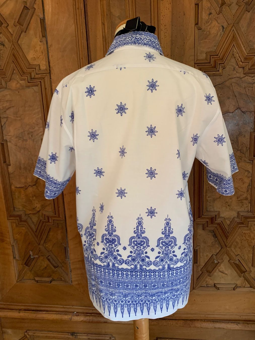 Camicette: BATIK Bluse 100% Baumwolle  Größe: M Farbe: Weiß Blau – Usato da Interlaken venduto da Bona55 2