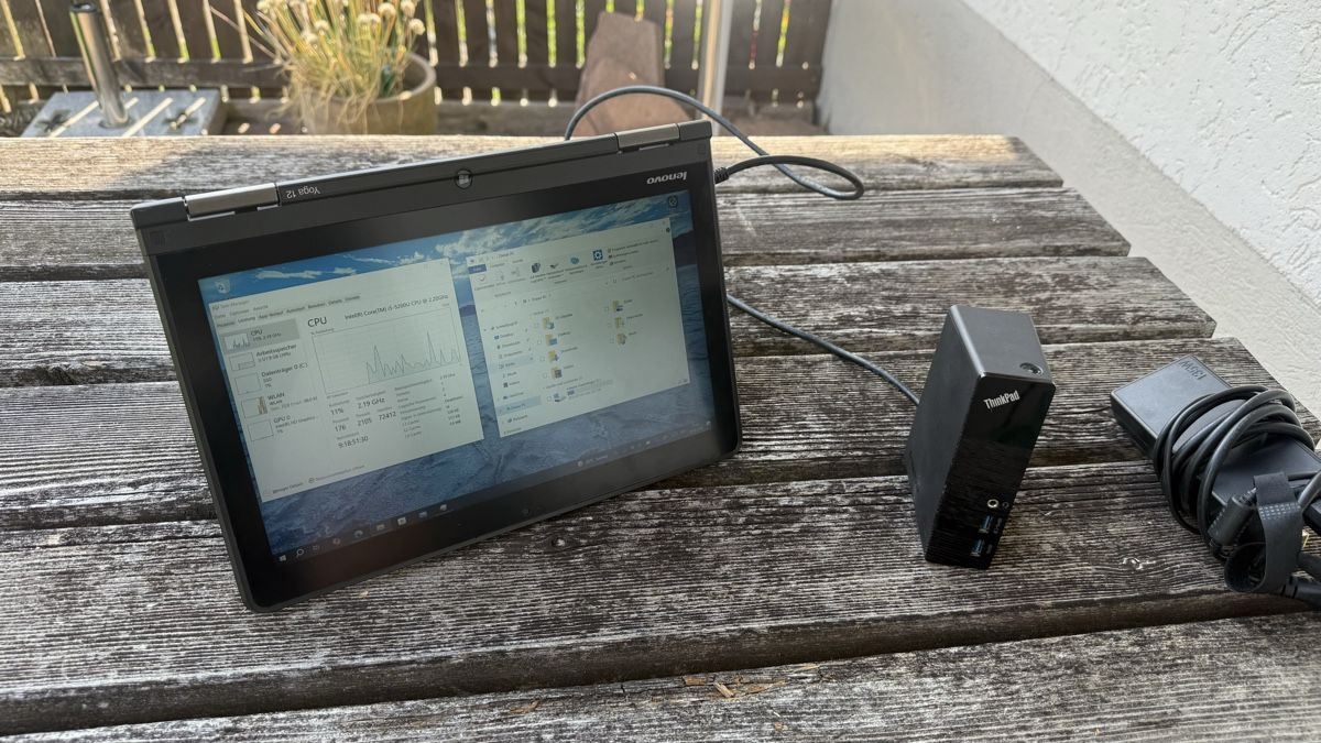 Lenovo Notebook: Lenovo Thinkpad Tablet/Laptop mit Dockingstation und Stift – Usato da Rehetobel venduto da ZM81 1