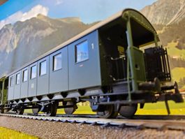 Roco  3er Set __ Lokalbahnwagen 3-achsig + Gepäckwagen __ H0