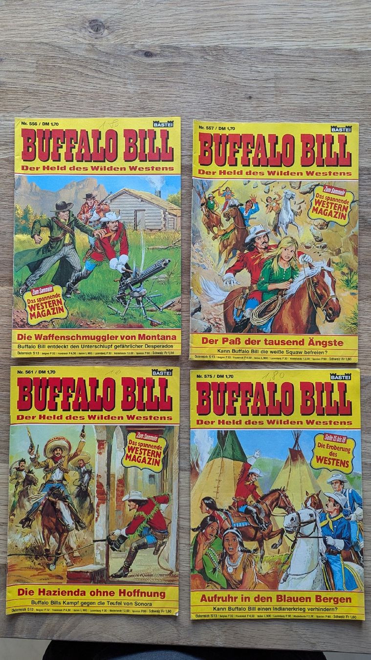 Fumetti: Buffalo Bill Hefte Western, 500er Serie  – Usato da Rupperswil venduto da Svelos 1