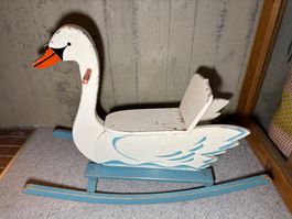 Wisa Gloria Schaukel-Schwan 60er Jahre