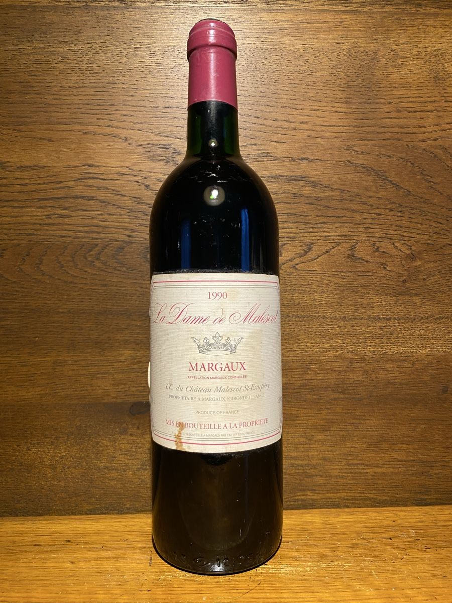 Vino: La Dame de Malescot 1990 , Margaux – Nuovo e nell'imballaggio originale da Muttenz venduto da exclusive_wines 1
