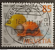 2013 50J Schweizer Zivilschutz Top Stempel
