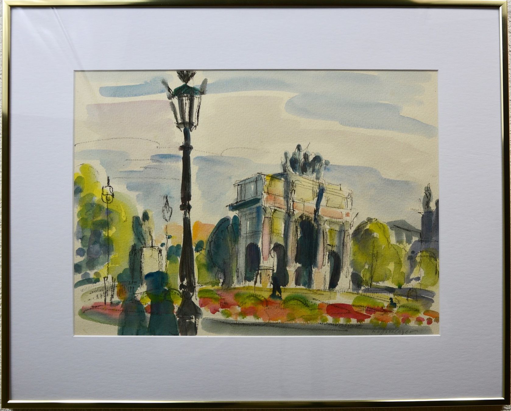Gemälde: Neu! Aquarell "Hans Wullschleger", signiert, dat. – Neu (gemäss Beschreibung) aus Oberkulm von Seebrise
