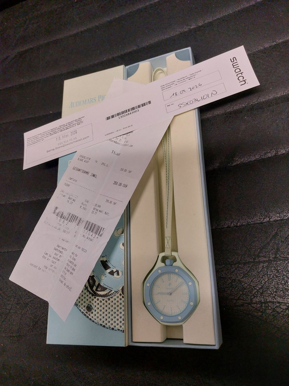 💥Audemars Piguet x swatch Royal Pop💥+Biokeramik Armband💥 (Neu und ...