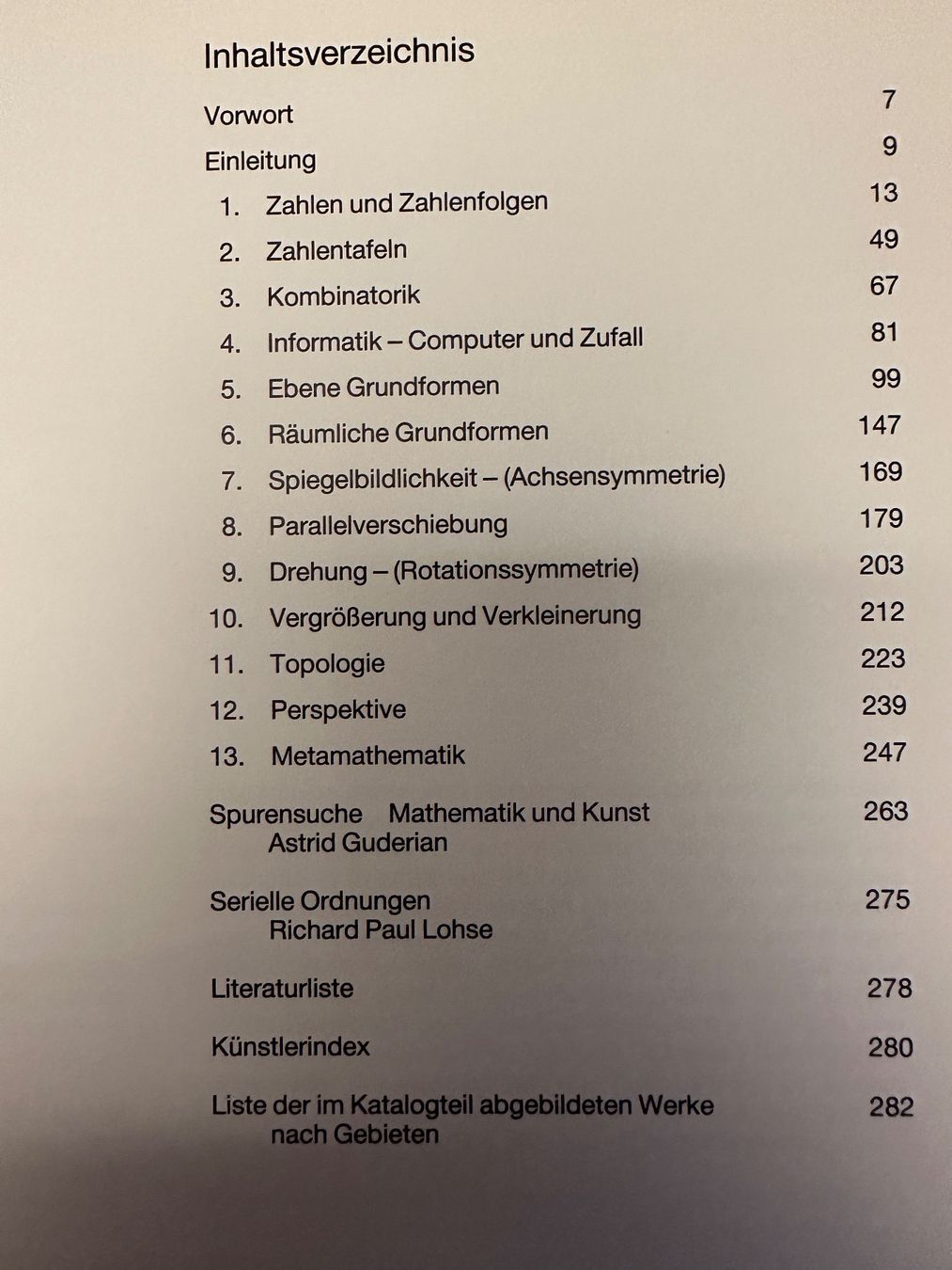 Bücher: Dietmar Guderian: Mathematik in der Kunst – Gebraucht aus Zürich von allp 2