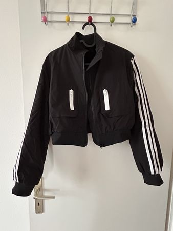 Striped Padded short Winter Jacket - Size M - Like New!