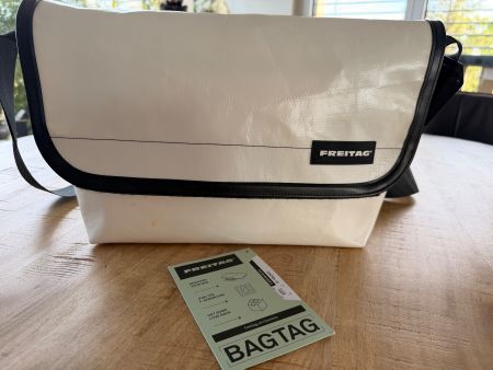 Freitag Tasche F42 Surfside 6 weiss neu mit Bagtag
