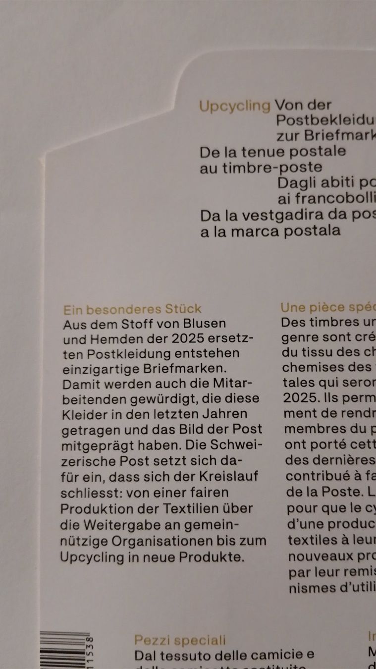 Alle Briefmarken: zierbogen "upcycling" et-stempel – Neu (gemäss Beschreibung) aus Zürich von var_gmw9 3