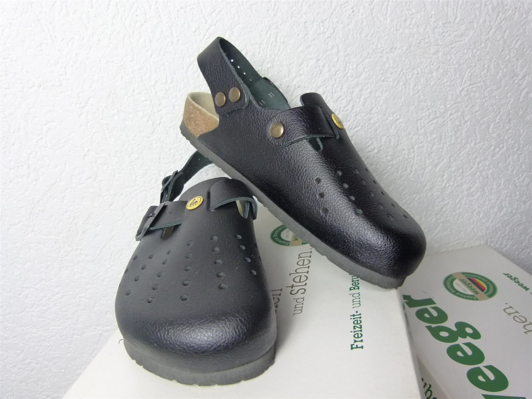 Scarpe da uomo: Haus und Berufsschuhe von Weeger Gr.35 – Nuovo e nell'imballaggio originale da Uerkheim venduto da Justi.y 1