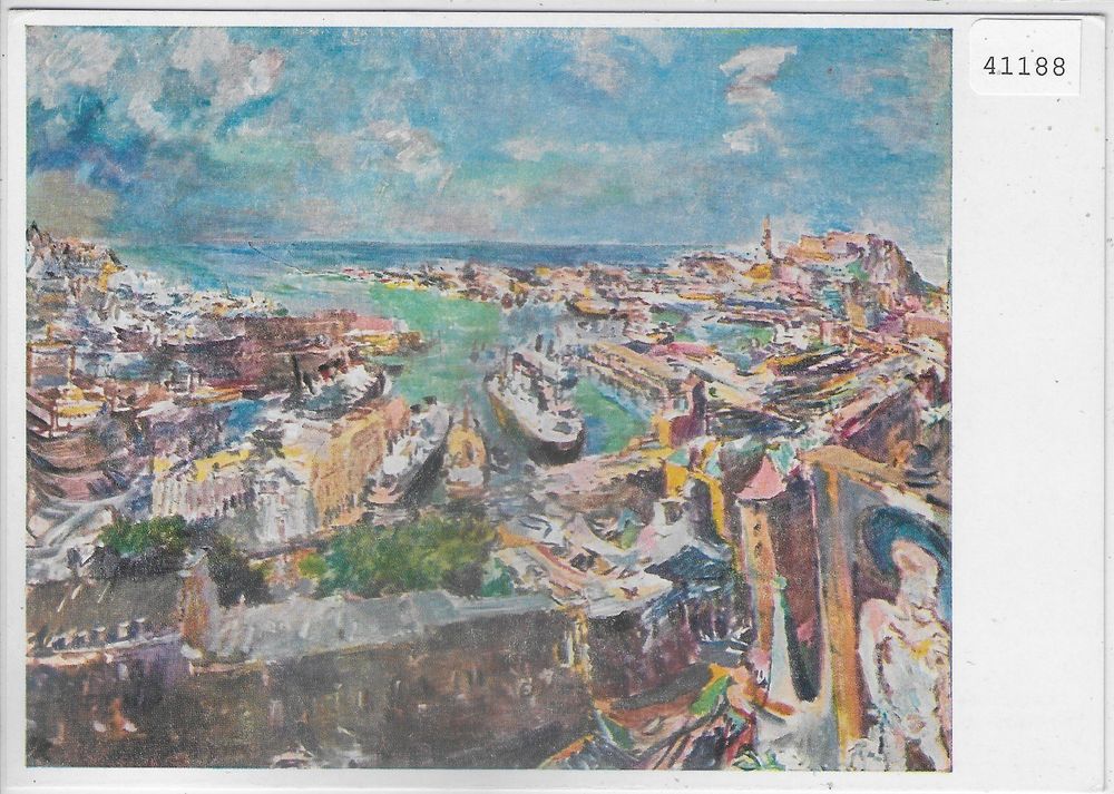 Oskar Kokoschka - Genua, Hafenansicht 1932/33 1