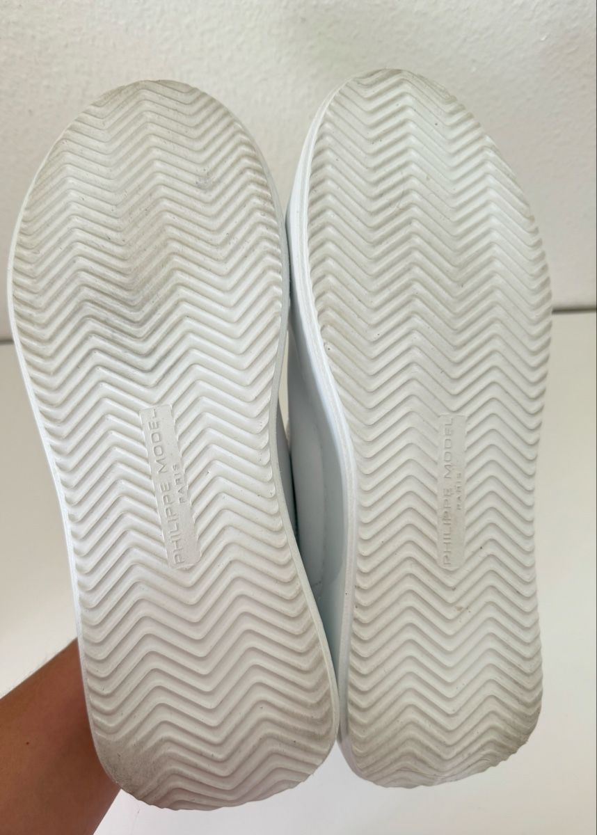 Scarpe da uomo: Philippe Model White Leather Trainers - Size 38 Great! – Usato da Zollikerberg venduto da MK-13 6