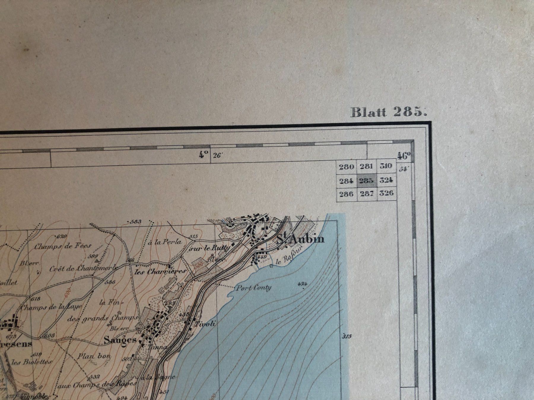Cartine & Atlanti: Siegfriedatlas Bl. 285: Concise 1887 – Usato da Zürich venduto da allp 4