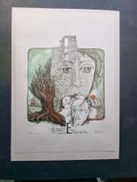 RENÉ VILLIGER LITHOGRAPHIE SIGNIERT