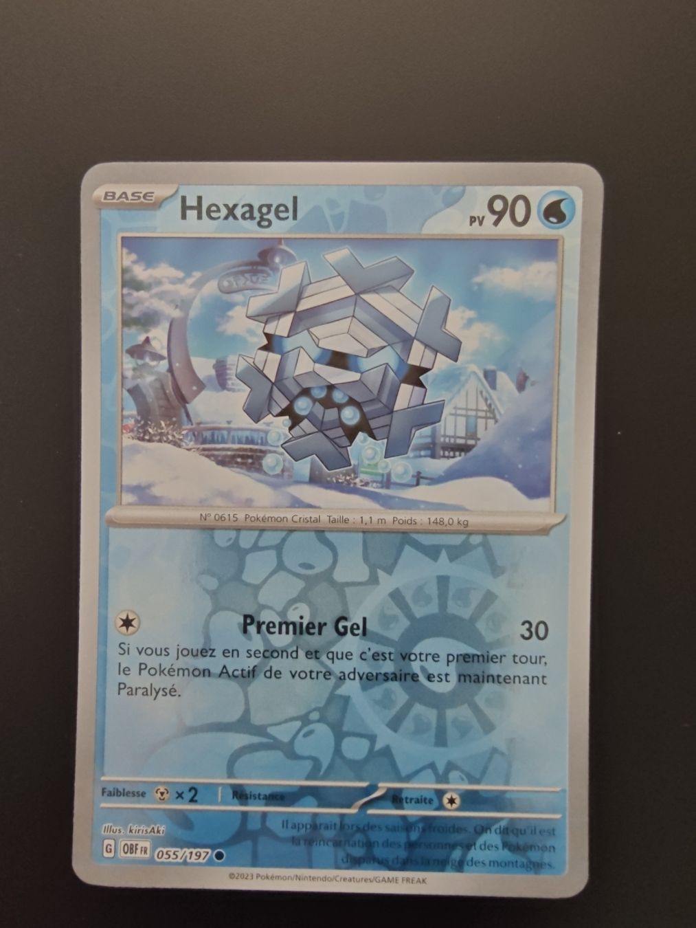 Pokémon Sammelbilder & Trading cards: Hexagel Reverse (055/197) Flammes Obsidiennes - OBF fr – Gebraucht aus Cormondreche von pajojo