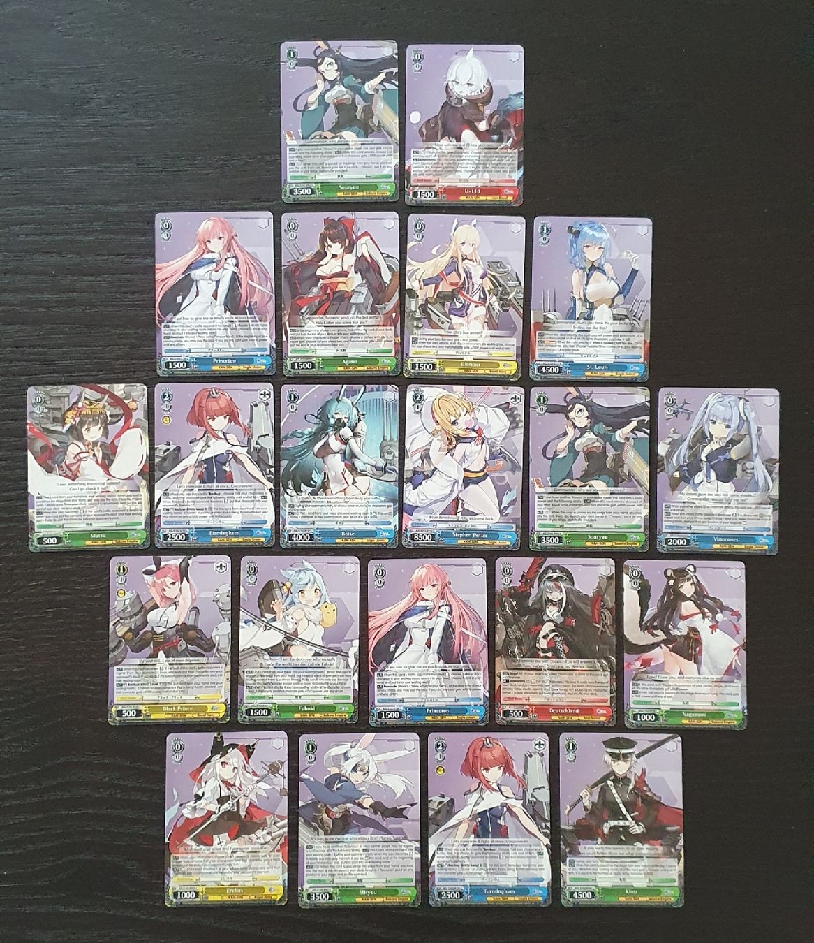 Cartoline: Weiss Schwarz Kartenset Englisch – Usato da Hagendorn venduto da happyclothing 1