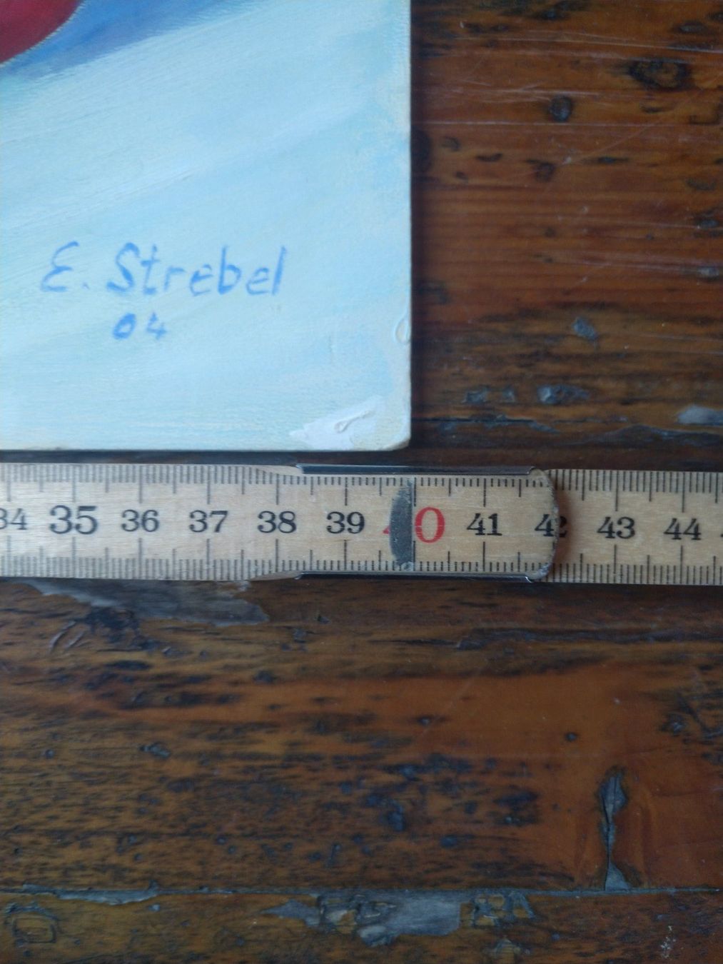 Dipinti: Gemälde Stillleben mit Früchten E. Strebel 2004 gute Erha... – Nuovo (secondo la descrizione) da Buckten venduto da RolandsLiquidationen 2