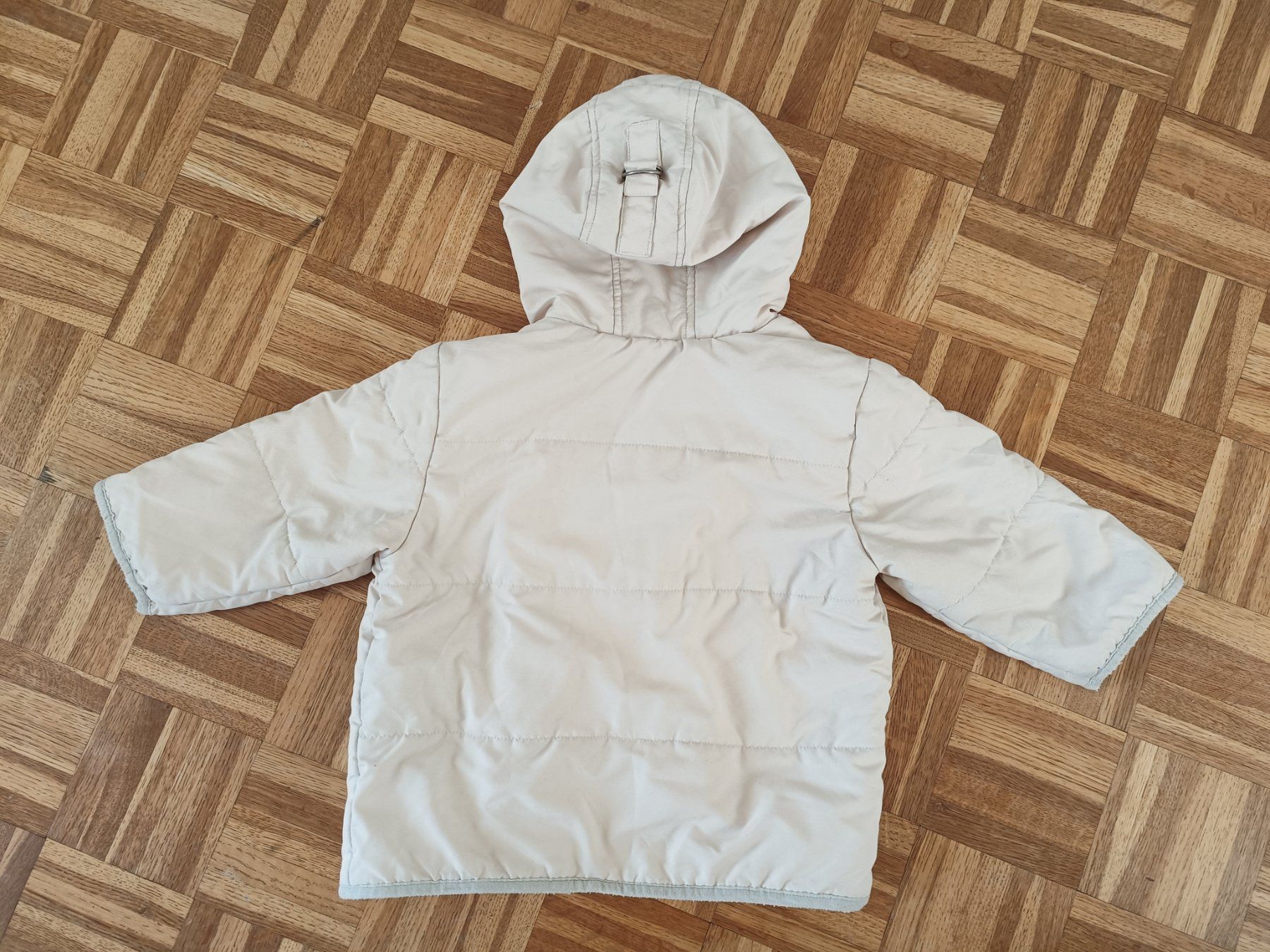 S.Oliver Jacken & Mäntel: S.Oliver Winterjacke beige Gr 86 mit Kapuze Kinder – Gebraucht aus Oberhofen Thun'see von cri_6md2 2