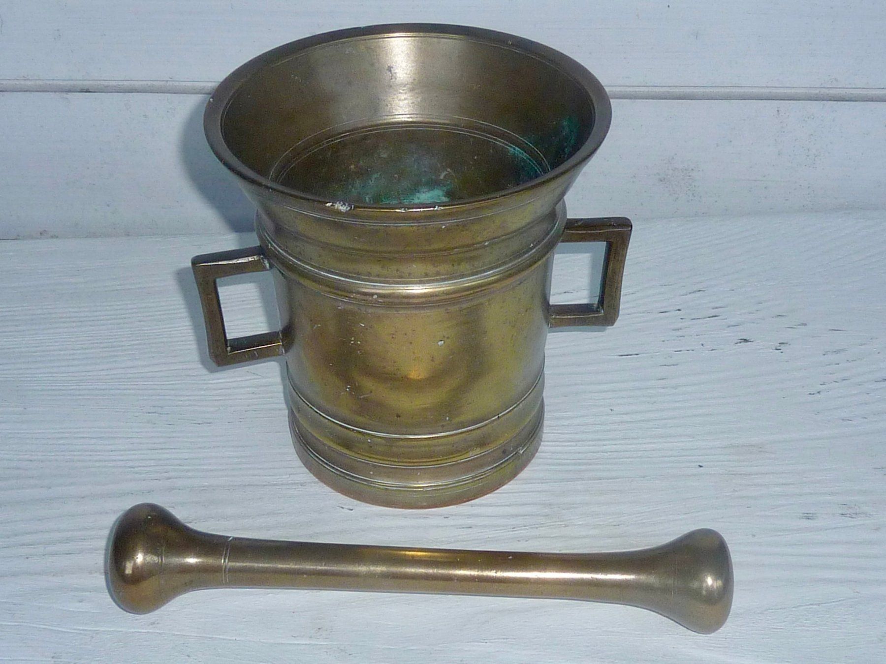 Autres pour cuisiner & mitonner: alter antiker schwerer Messing Mörser – D'occasion à Burgdorf par Tanchoo 2