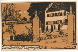 LITHO Das alte Schloss WÜLFLINGEN
