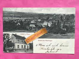 1914 Gruss aus Fischingen. Gasthof z. Tanne