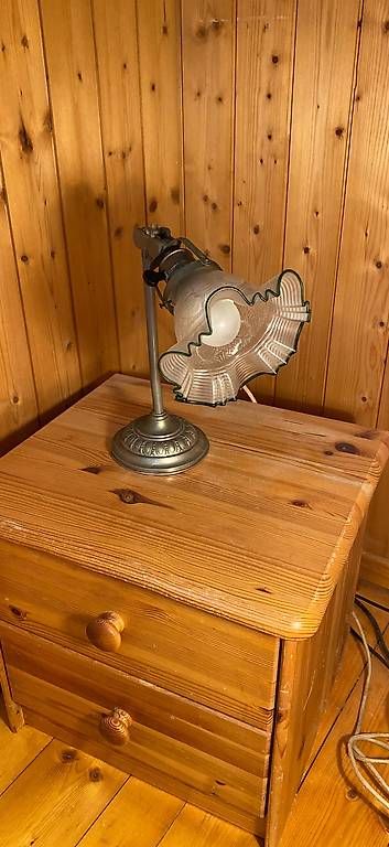 Lampade: Biedermeier Nachtischlampe – Usato da Plons venduto da sus_ltg8