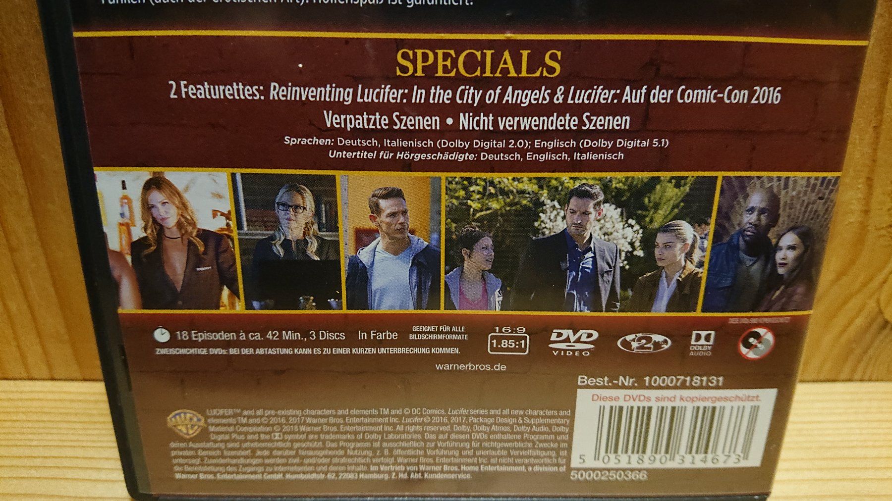 Tutti i DVDs: LUCIFER Staffel 2 auf DVD – Usato da Wilderswil venduto da Exebub 3