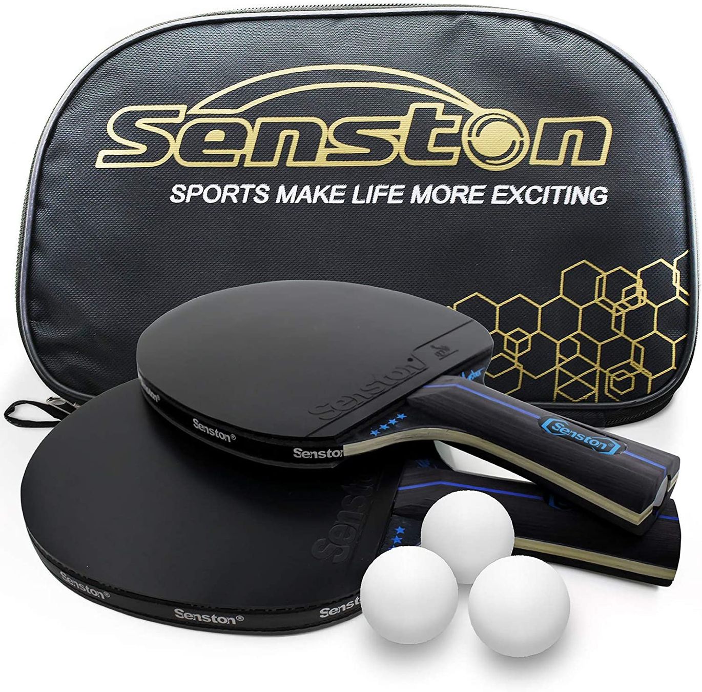Tischtennis: Tischtennis Set mit 2 Schlägern & Bällen – Neu und originalverpackt aus Nuglar von SaleRitter