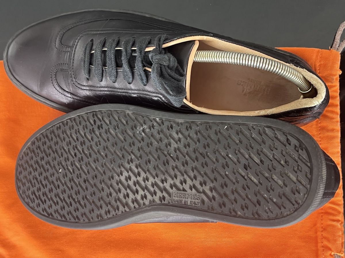 Scarpe da uomo: Hermes Leder Sneaker – Usato da Wattwil venduto da BL0NDA 5