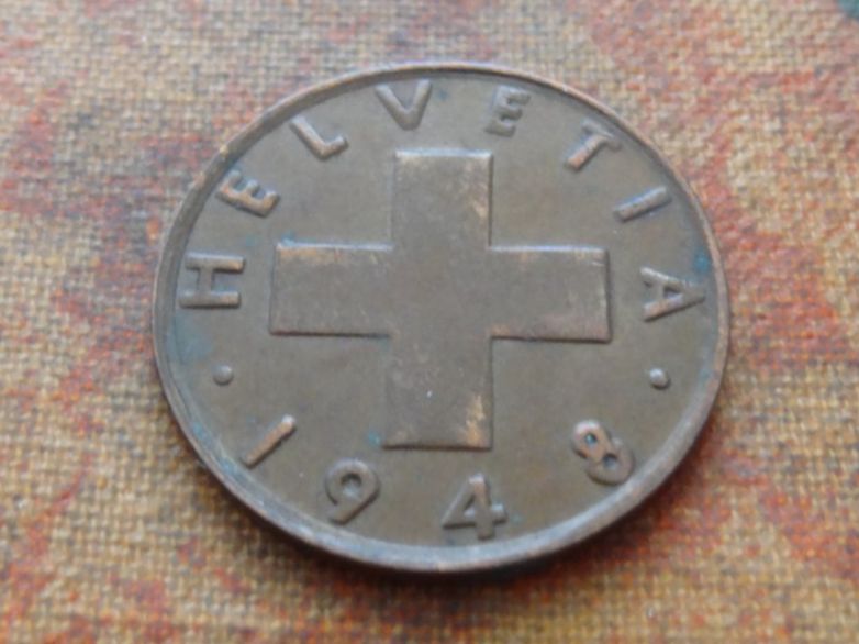 Tutti le monete: 2 Rp. 1948   (D) – Usato da Romanel-sur-Lausanne venduto da Swift13