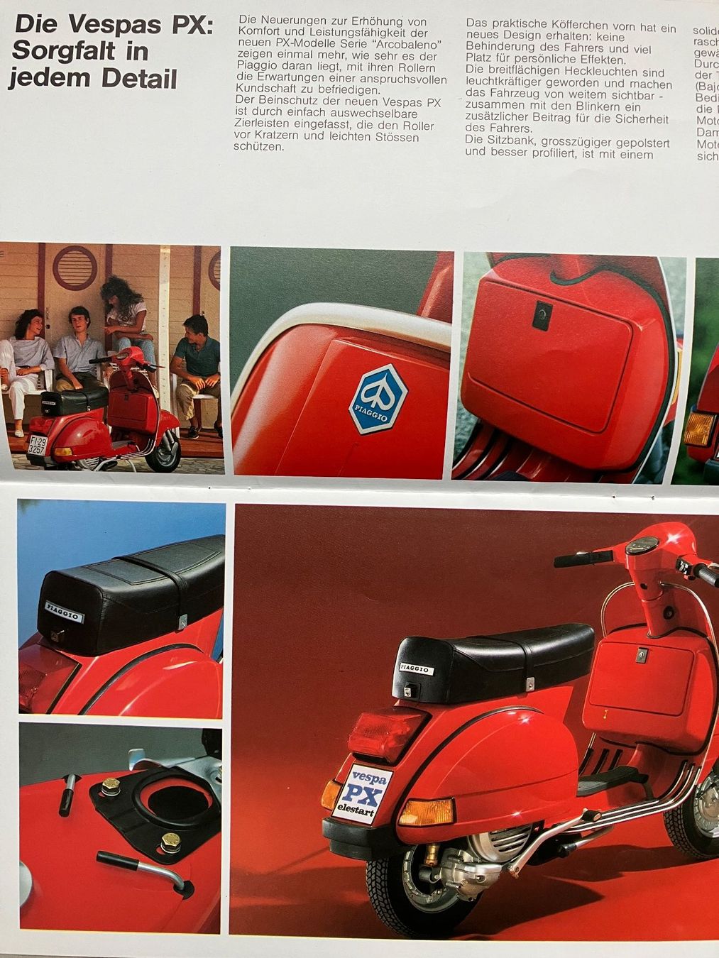 Vespa Scooter: Vespa 125 E / PX 200 E  - CH-Originalprospekt – Usato da Malans GR venduto da Chueche427 2